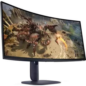Monitor LED Dell Alienware AW3425DWM 34" Curbat WQHD 180Hz 1ms Black imagine