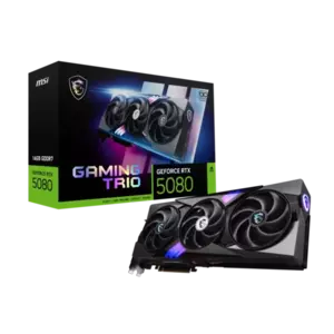 Placa Video MSI GeForce RTX 5080 16G GAMING TRIO OC 16GB GDDR7 256 biti imagine