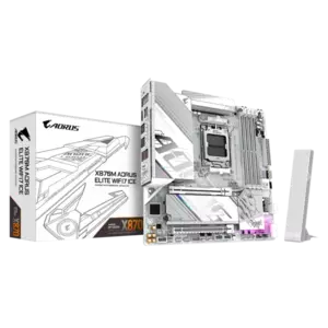 Placa de baza Gigabyte X870M AORUS ELITE WIFI7 ICE Socket AM5 imagine