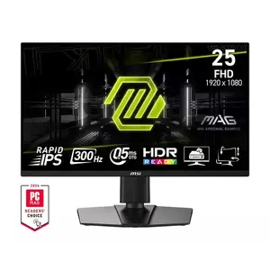 Monitor LED MSI MAG 255PXF 24.5" Full HD 300Hz 0.5ms Black imagine