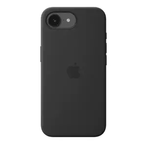 Husa de protectie Apple Silicone Case cu MagSafe pentru iPhone 17e Silicon Black imagine