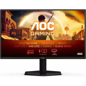 Monitor LED AOC 25G42E 24.5" Full HD 180Hz 1ms HDMI DP Black imagine
