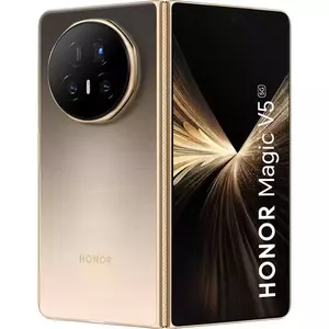 Telefon Mobil Honor Magic V5 512GB Flash 16GB RAM Dual SIM 5G Dawn Gold imagine