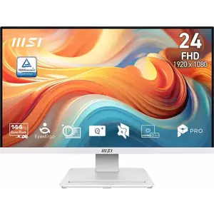 Monitor LED MSI PRO MP241W E14V 23.8" Full HD 144Hz 1ms White imagine