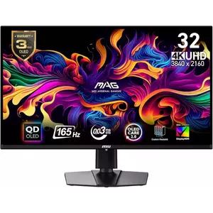 Monitor QD-OLED MSI MAG 321UP QD-OLED 31.5" UHD 165Hz 0.03 ms Black imagine