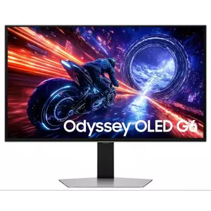 Monitor OLED Samsung Odyssey G6 LS27FG602SUXEN 27" QHD 500Mz 0.03ms Argintiu imagine