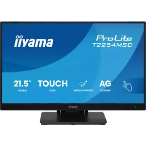 Monitor LED iiyama ProLite T2254MSC-B2AG 22" Full HD Touchscreen 100Hz 4 ms Black imagine