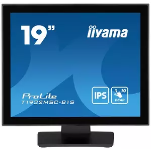 Monitor LED iiyama ProLite T1932MSC-B1S 19’’ IPS TouchScreen IP54 14ms Black imagine