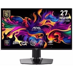 Monitor QD-OLED MSI MAG 274QP X24 26.5" WQHD 240Hz 0.03ms Negru imagine