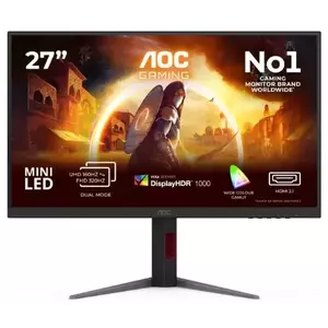 Monitor LED AOC U27G4XM 27" 4K UHD 160Hz 1ms Black imagine