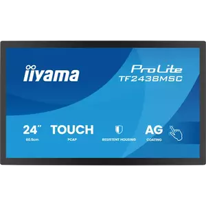 Monitor LED iiyama ProLite TF2438MSC-B2 24" Full HD IPS TouchScreen 5ms Black imagine