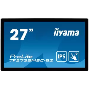 Monitor LED iiyama TF2738MS-B2 27" Full HD TouchScreen 80Hz 5ms Black imagine