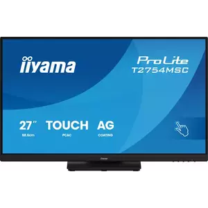 Monitor iiyama T2754MSC-B2AG 27" IPS TouchScreen 83Hz 4m Black imagine