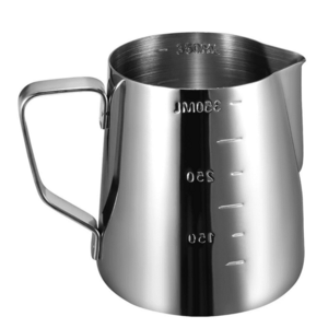 Cana din inox cu gradatie pentru spumare cu maner 350 ml imagine