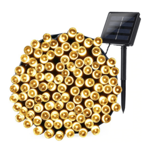 Instalatie solara decorativa 450 LED lungime 45 metri 1500 12 ALB CALD imagine