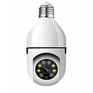 Camera de Supraveghere WiFi Tip Bec cu Rotire 355 Full HD Senzor de Miscare PIR si Audio Bidirectional imagine