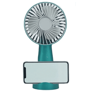 Mini ventilator cu suport de telefon, cablu USB imagine