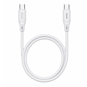 Cablu USB C la USB C incarcare rapida si transfer date Q SJ61C design premium Alb imagine