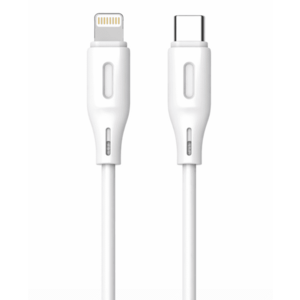 Cablu de date/incarcare USB C la Lightning putere 27W lungime 1metru Q SJ49C imagine