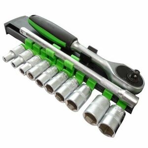 RIB-Set 12 Piese, Cheie cu Clichet 1/2", Capete Chei Tubulare 8-24mm imagine