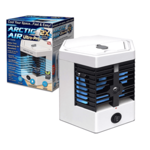 Mini ventilator portabil Arctic Cool Ultra Pro cu 2 Puteri 10W Alimentare USB Alb imagine