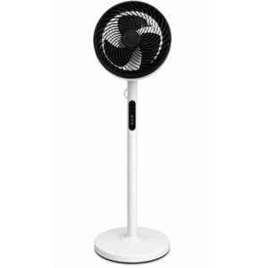 Ventilator cu picior Air Circulation design modern control digital alb negru FS 1683HR de 60W imagine