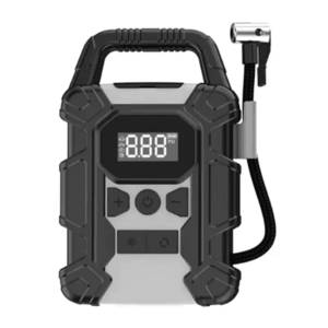 Compresor auto portabil 12000mAh Andowl Q CQ729 display digital LED lanterna functie power bank imagine