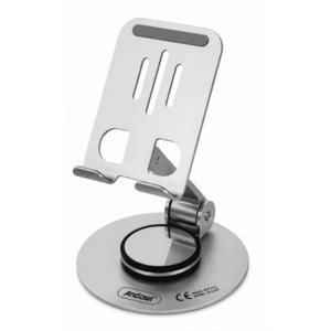 Suport birou Andowl Q ZJ555 compatibil telefon sau tableta universal metalic rotire 360 imagine