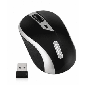 Mouse wireless Andowl QM63 de 2.4GHz design ergonomic USB imagine