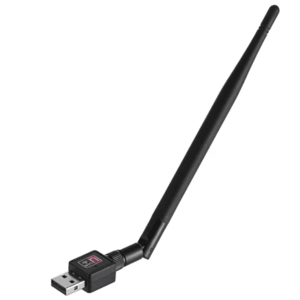 Adaptor retea Q A220 conectare wireless la internet WiFi USB 600 Mbps antena externa rotativa 360 imagine