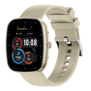 Ceas Smartwatch inteligent S5 BEJ cu functii de monitorizare sanatate imagine