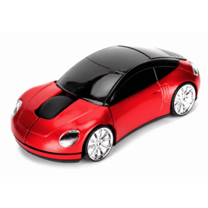 Mouse wireless in forma de masina ROSU imagine