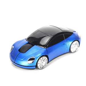 Mouse wireless in forma de masina ALBASTRU imagine