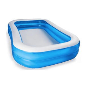 Piscina gonflabila dreptunghiulara pentru exterior 200 x 120 x 40 Cm Albastru/Alb imagine