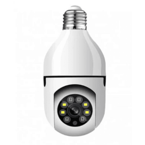 Camera de supraveghere tip Bec cu soclu E27 vedere pe noapte senzori de miscare alarma 1080P imagine