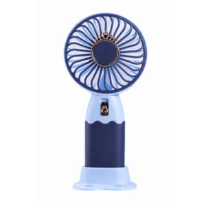Mini ventilator portabil de mana USB reincarcabil 3 viteze suport telefon colorat imagine
