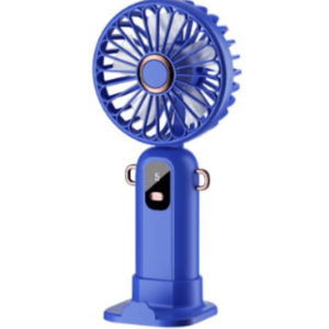 Ventilator portabil pliabil USB 100 viteze afisaj LCD baterie 4000mAh incarcare Type C imagine