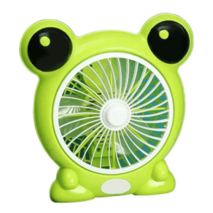 Mini ventilator cu fir model BROSCUTA pentru birou portabil VERDE imagine