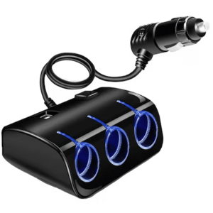 UB Priza NEAGRA 1506 auto cu 5 intrari buton On/OFF 120W imagine