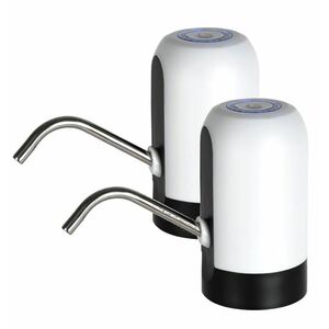 Set 2 Pompa electrica cu incarcare USB pentru bidoane apa imagine