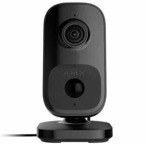 Camera supraveghere IP WiFi interior Ajax IndoorCam, 4 MP, lentila fixa, IR 8 m, PIR, microfon si difuzor, sensibilitate reglabila, detectie smart AI, negru imagine