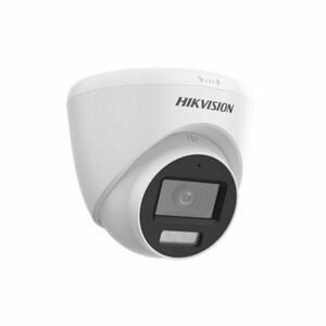 Camera supraveghere Dome cu iluminare duala Hikvision DS-2CE78U0T-LF, 8MP, 2.8 mm, IR 40 m, lumina alba 20 m imagine