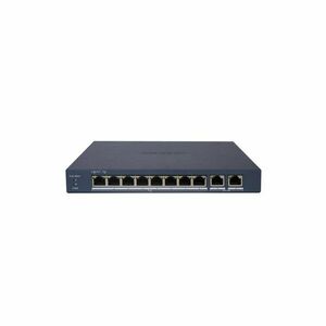 Switch PoE Hikvision DS-3E1510P-EI/M(B), 8 porturi, 20 Gbps, buget 80W, cu management smart imagine