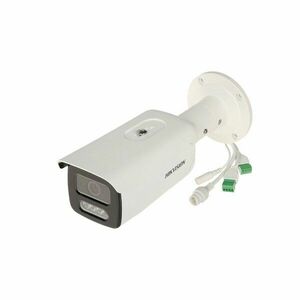 Camera supraveghere IP cu iluminare duala Hikvision AcuSense DS-2CD2T43G2-LIS2U/SL, 4MP, IR/lumina alba 60 m, microfon dual si difuzor, sirena, stroboscop, slot card, PoE imagine