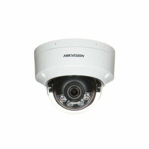 Camera supraveghere IP Dome cu iluminare duala Hikvision AcuSense DS-2CD2163G2-LIS2U, 6 MP, 2.8 mm, IR/lumina alba 30 m, microfon dual, slot card, PoE imagine