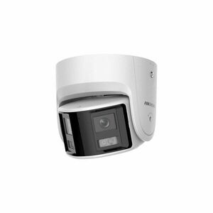 Camera supraveghere IP exterior panoramica Hikvision AcuSense DS-2CD2346G2P-ISU/SL, 2x 4 MP, 2.8 mm, microfon si difuzor, alarma, stroboscop, IR 30 m, slot card, PoE imagine