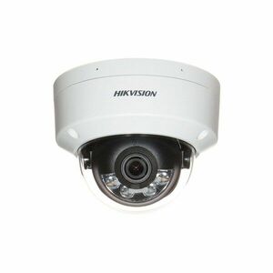 Camera supraveghere IP Dome cu iluminare duala Hikvision AcuSense DS-2CD2163G2-LI, 6 MP, 2.8 mm, IR/lumina alba 30 m, microfon dual imagine