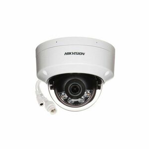 Camera supraveghere IP Dome cu iluminare duala Hikvision AcuSense DS-2CD2143G2-LI, 4 MP, 2.8 m, IR/lumina alba 30 m, slot card, PoE imagine