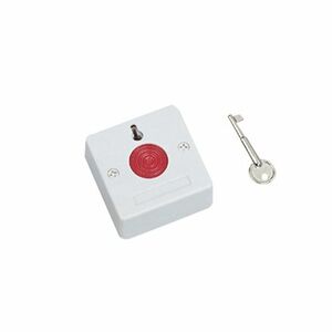 Buton de panica cu memorie mecanica BT-27, cheie, micro-switch, aparent imagine