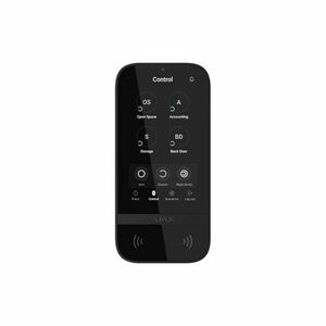 Tastatura tactila wireless Ajax KEYPAD TOUCHSCREEN BL, 13.56 Mhz, Bluetooth, 200 utilizatori imagine